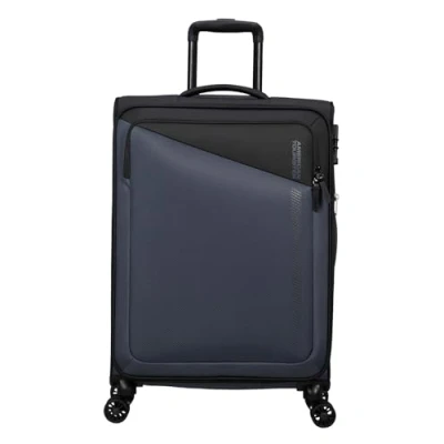 Afbeelding van American Tourister Daring Dash Spinner M EXP black/grey Zachte koffer