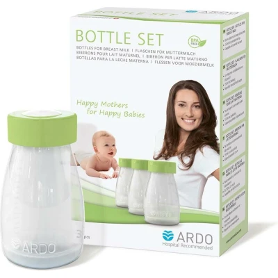 Afbeelding van Ardo Medical Bottle Set Bewaarflessen 3st