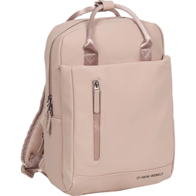Afbeelding van New Rebels Harper Miami Oudroze 10L Rugzak Waterafstotend Laptop 13&quot;