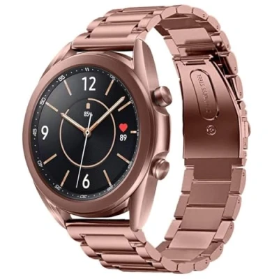 Afbeelding van SUNDAREE Compatibel met Galaxy Watch 3 armband 41MM,20MM metalen roestvrij staal horlogeband vervanging voor Samsung 41MM SM R850 (41 brons)