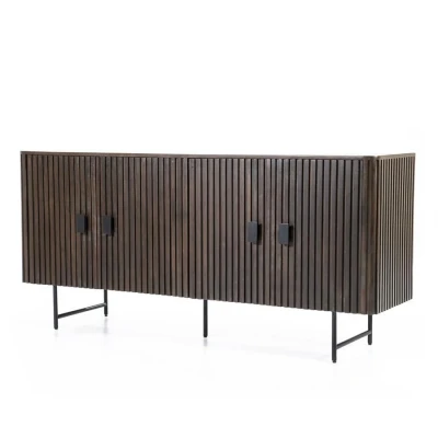 Afbeelding van Dressoir Remi 4 deurs 170 cm bruin