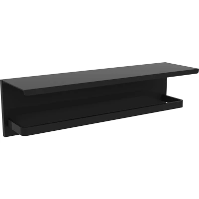 Afbeelding van Handdoekhouder met plank Allibert Loft Game mat zwart