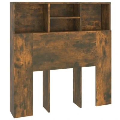 Afbeelding van vidaXL Hoofdeinde kast, gerookt eiken, 100 x 19 103,5 cm