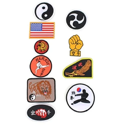 Afbeelding van costumebase Cobra Kai Johnny Lawrence Karate kinderpatches, 10 stuks