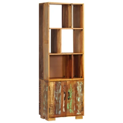 Afbeelding van Boekenkast 60x35x180 cm massief gerecycled hout