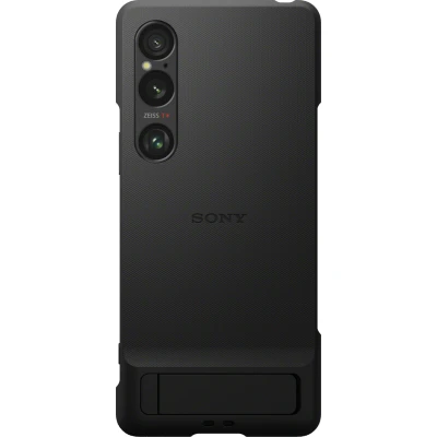 Image de Sony Xperia 1 VI Back Cover Zwart Met Standaard