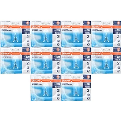 Afbeelding van OSRAM Eco halogeenlamp, dimbaar, 33 W, 40 watt, helderheid 460 lumen, fitting G9, kleur 2700K, warm wit, 10 stuks