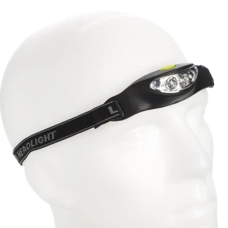 Afbeelding van Hoofdlamp Perel (3 Leds, 3 Lichtmodi)