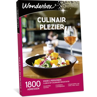Afbeelding van Wonderbox cadeaubon Culinair plezier