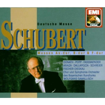 Afbeelding van Schubert Deutsche Messe Messen As dur, B F dur