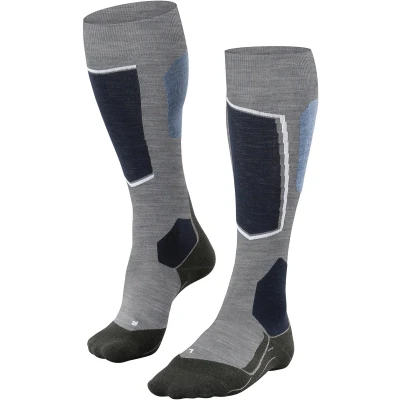 Afbeelding van Falke SK6 PRO Skiing Extralight Cushioned Sportsokken, Dames, Maat: 41/42, M.grey mel (3539)