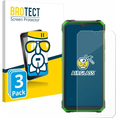 Afbeelding van BROTECT Screenprotector voor Blackview BV7100 Folie Beschermfolie Beschermglas transparant (3 Stuks)