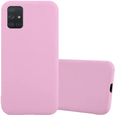 Afbeelding van Cadorabo Hoesje geschikt voor Samsung Galaxy A71 4G in CANDY ROZE Beschermhoes gemaakt van flexibel TPU silicone Case Cover