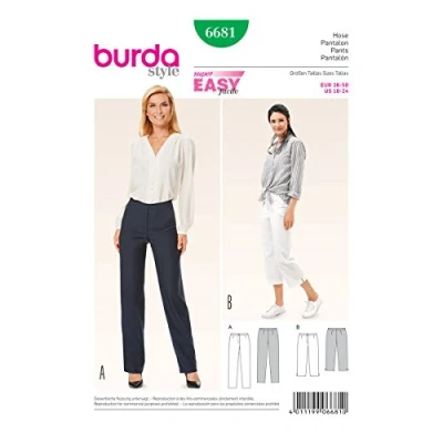 Afbeelding van Burda Naaipatroon 6681 Broek in variaties