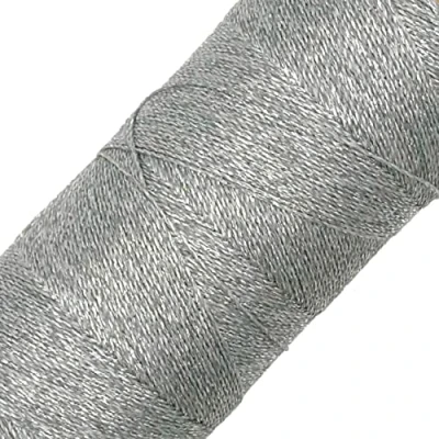 Afbeelding van Linhasita gewaxt garen 100 g / 360 meter 0,5 mm dik macramé polyester 30 kleuren (zilver)