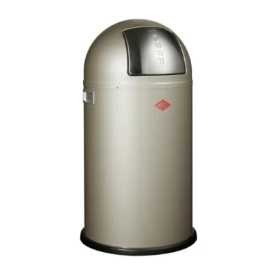 Afbeelding van Afvalbak Wesco Pushboy, nieuwzilver