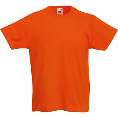 Afbeelding van Fruit of the Loom T shirt voor unisex kind 13 jaar, oranje, 152, Oranje