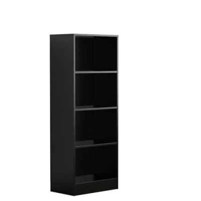 Afbeelding van VDD Vakkenkast Vakken Kast Open Wandkast Zwart 50x30x130 cm