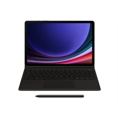 Image de Samsung Étui Book Cover Clavier Azerty Tab S9/s9 Fe Noir (ef dx725bbfgbe)