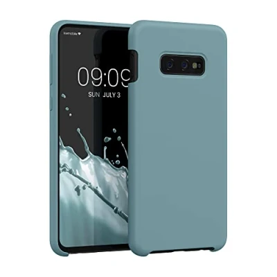 Afbeelding van kwmobile telefoonhoesje geschikt voor Samsung Galaxy S10e Hoesje met siliconen coating Smartphone case in antieksteen