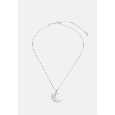Afbeelding van Swarovski dames Luna ketting met kristal in de kleur Zilver
