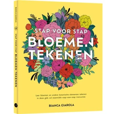 Image de stap voor bloemen tekenen