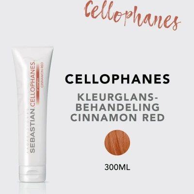 Afbeelding van Sebastian Professional Cellophanes Cinnamon Red 300 ml