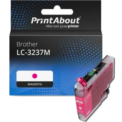 Afbeelding van Huismerk Brother LC 3237M Inktcartridge Magenta