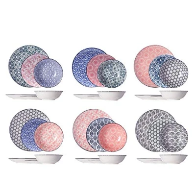 Afbeelding van Cosy &amp; Trendy 1452407 Delirio tafelservies, 18 delig, voor 6 personen