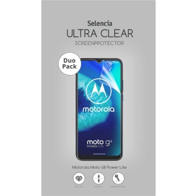 Afbeelding van Selencia Screenprotector Geschikt voor Motorola Moto G8 Power Lite Duo Pack Ultra Clear smartphone