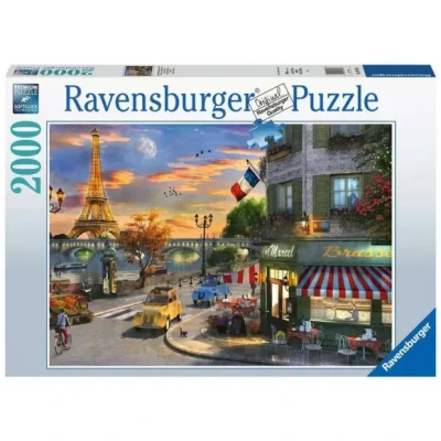 Afbeelding van Ravensburger puzzel Romantische avond in Parijs Legpuzzel 2000 stukjes