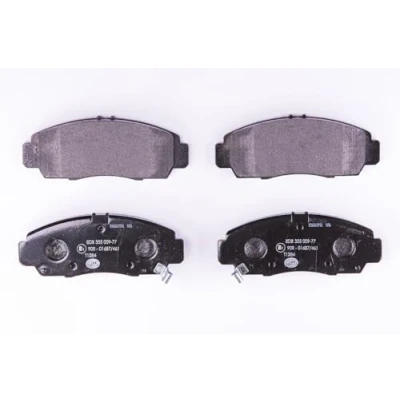 Afbeelding van HELLA 8DB 355 009 771 Remblokkenset Met akoestische slijtagewaarschuwing HONDA: CIVIC 7 Hatchback, Accord 8, Limousine