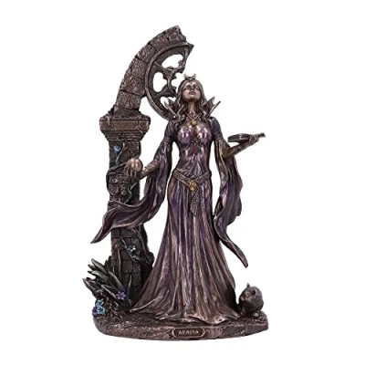 Afbeelding van Nemesis Now Aradia Figuur De Heksenkoningin Wicca, brons, 25 cm