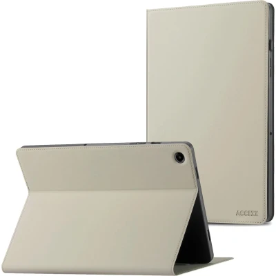 Afbeelding van Accezz Tablet Hoes Geschikt voor Samsung Galaxy Tab A9 Plus Classic Case Greige