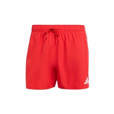 Afbeelding van adidas Sportswear 3 Stripes Zwemshorts Pure ruby white, Heren, Maat: Large, white
