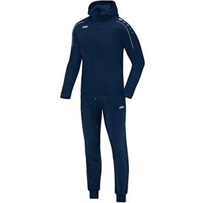 Afbeelding van JAKO Polyester Classico Trainingspak met capuchon, Uniseks Kind, Marien, 152