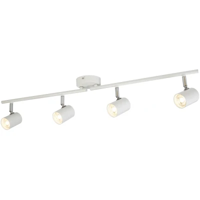 Afbeelding van Searchlight Rollo Opbouwspot 4L 77 X 9 13 Cm 4 4W Dimbare LED Incl. Wit
