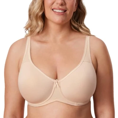 Afbeelding van DELIMIRA Damesbeha met beugel, naadloos, Beige