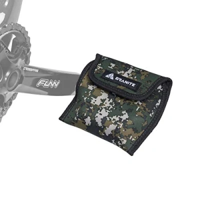 Afbeelding van Granite Pita Pedaalhoes Groen Camo Groot (voor pedalen tot 115 mm x mm) Pedal Cover Fietspedaal Universeel SPD Plat pedaal Cleats