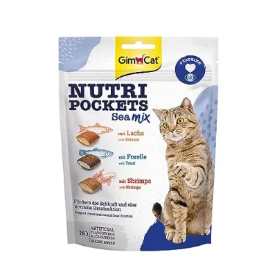 Afbeelding van Gimcat Nutri Pockets Sea Mix 150 GR