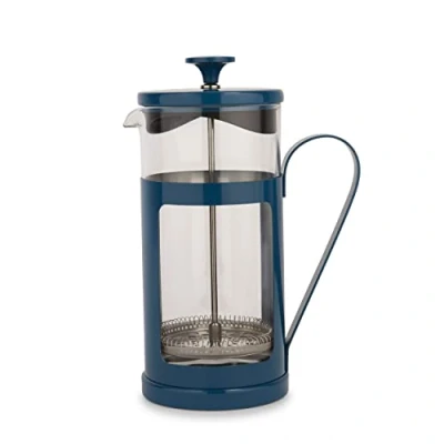 Afbeelding van La Cafetière Cafetiere Monaco RVS / Blue 1 liter 7 kops