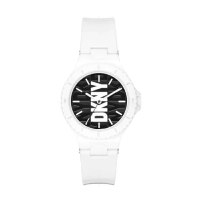 Afbeelding van DKNY Chambers Horloge, Dames, Maat: One Size, White