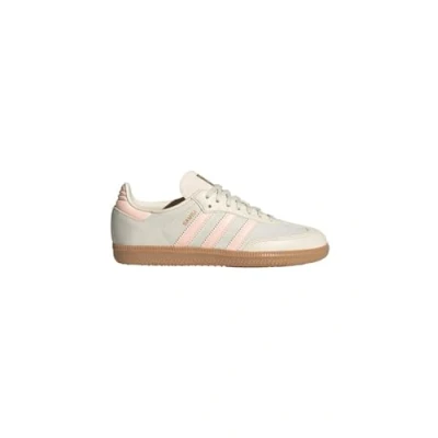 Afbeelding van adidas Originals Samba Unisex Sneakers laag White/clear orange/gum voor kinderen, Maat: 36 2/3, Imitatieleer/ textiel