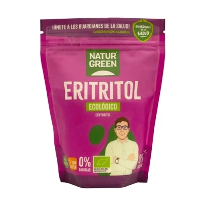 Afbeelding van NaturGreen Eritritol biologische zoetstof, natuurlijk, biologisch, milieuvriendelijk, suikersubstantie, lage glucemische index 500 g