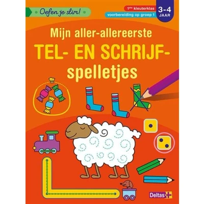 Image de Oefen je slim! Mijn aller allereerste tel en schrijfspelletjes (3 4 j.)