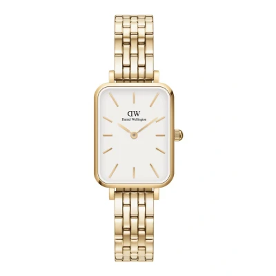Afbeelding van Daniel Wellington dames Quadro Link horloge DW00100622 in de kleur Goud