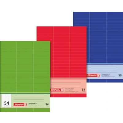 Image de Brunnen 1043925 Carnet de vocabulaire (A5, 32 pages, ligné, 3 colonnes, linéature 54)
