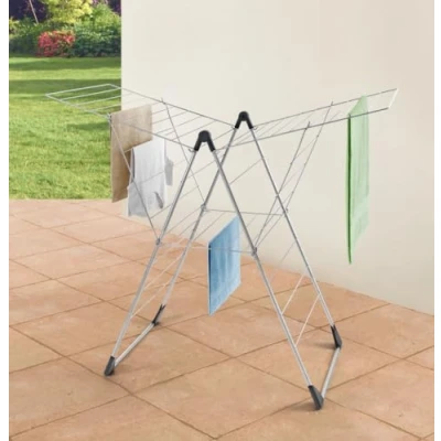 Afbeelding van Tomado Metaltex Vento 25 Droogrek 133x109x58 cm Zilver 25m Drooglengte