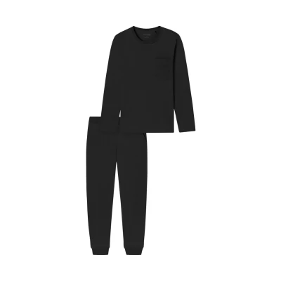 Afbeelding van Schiesser SET Pyjama, Heren, Maat: 56, Schwarz