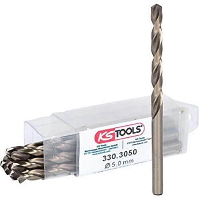 Afbeelding van KS TOOLS 330.3050 Metaalspiraalboor 86, 52 130 rechtssnijdend Metaal, Hout, Kunststof, Sneldraaistaal